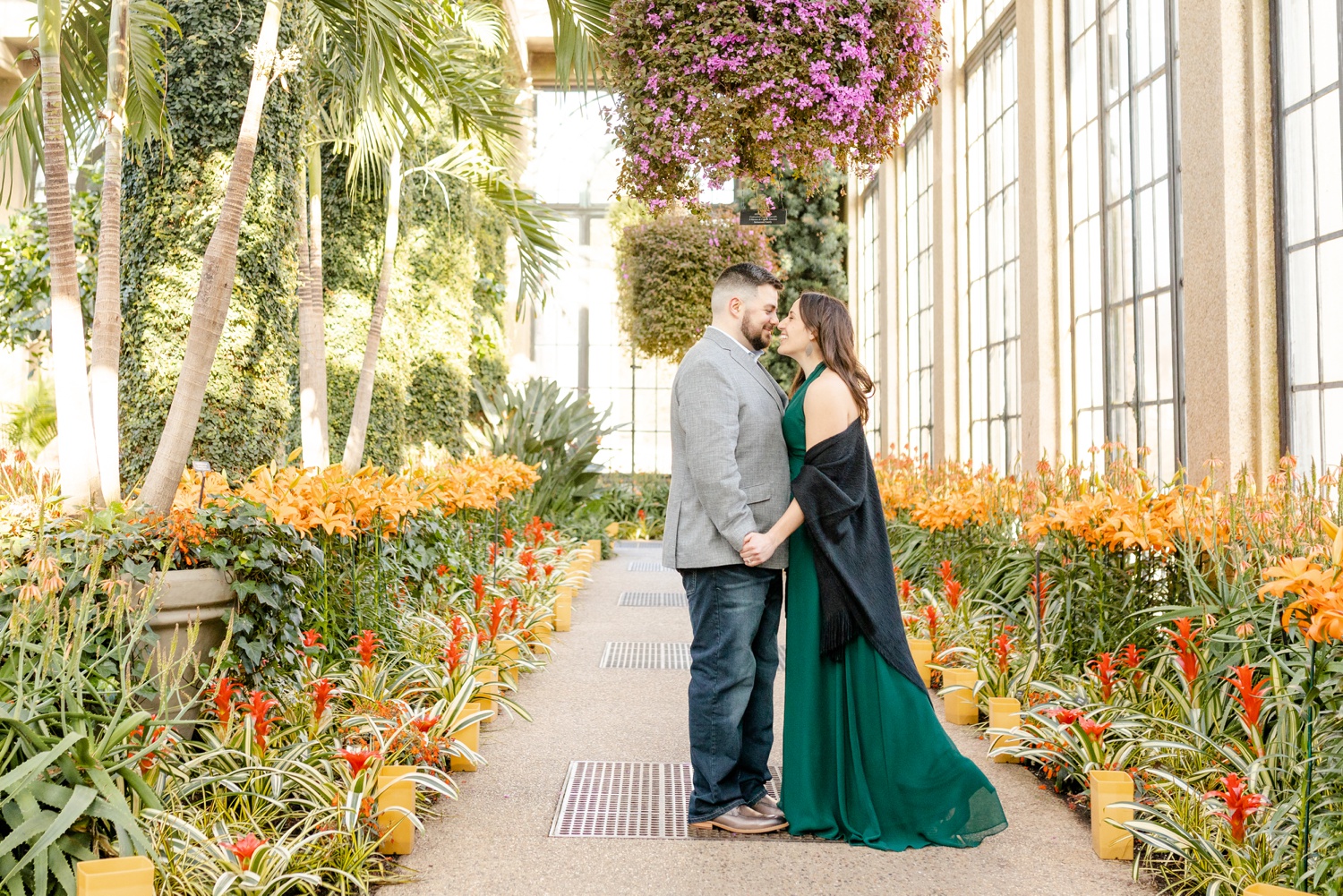 Longwood Gardens Engagement Session